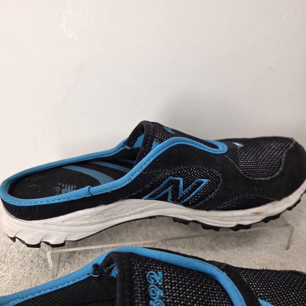 New Balance 925 Women's SIZE 8 B Sport Black Blue Slip-on Comfort Mule Shoes - Picture 11 of 16
